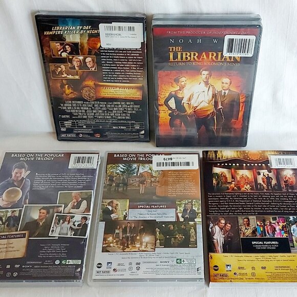 Librarians TV Series Seasons 1 2 3 / & 3 Movies 6 DVD's NEW Factory Sealed - Picture 2 of 2